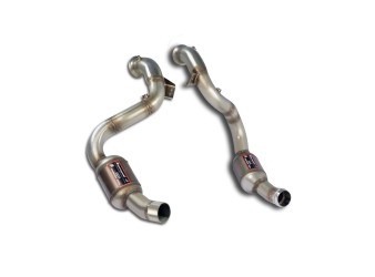 AMG GT GTs GTC GTR Downpipe kit R+L with Metallic catalytic converter
