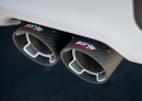 Silverado/Sierra 1500 6.2L 2019-on Cat-Back Exhaust S-Type Carbon Fibre quad tips