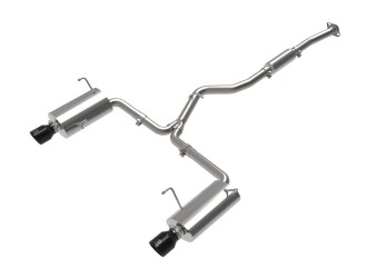 Subaru Forester XT 2014-2018 2.0T Takeda 2.5" to 2.25" 304 Stainless Steel Cat-Back Exhaust System w/ Black Tip