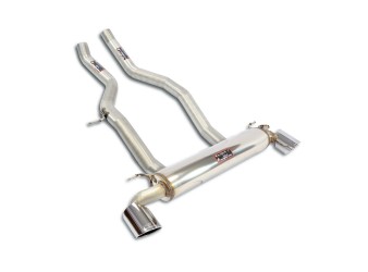 Rear exhaust L+R O 120mm with valve to suit Toyota Supra
